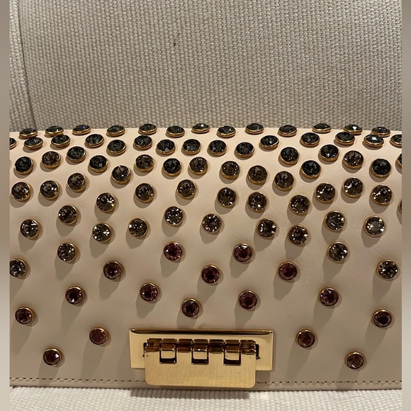 Zac Posen crystal adorned cross body/clutch bag - Picture 3 of 9